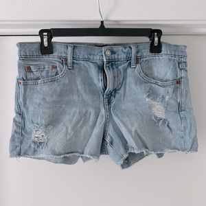 Distressed jeans shorts from Gap Denim